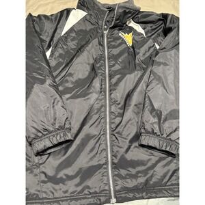 vintage Holloway full-zip hooded windbreaker jacket Medium Warriors